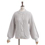 リボン×ケーブルニットPO | axes femme | 詳細画像11