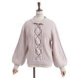 リボン×ケーブルニットPO | axes femme | 詳細画像17