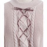 リボン×ケーブルニットPO | axes femme | 詳細画像20