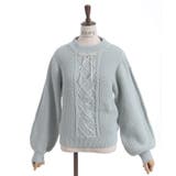 リボン×ケーブルニットPO | axes femme | 詳細画像23