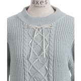 リボン×ケーブルニットPO | axes femme | 詳細画像26