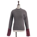 バイカラーニットプルオーバー | axes femme | 詳細画像13 