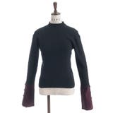 バイカラーニットプルオーバー | axes femme | 詳細画像21 