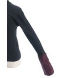 バイカラーニットプルオーバー | axes femme | 詳細画像28 