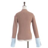 バイカラーニットプルオーバー | axes femme | 詳細画像7 