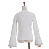 ローズ刺繍フレア袖配色ニット | axes femme | 詳細画像18 