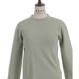 ローズ刺繍フレア袖配色ニット | axes femme | 詳細画像27 