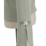 ローズ刺繍フレア袖配色ニット | axes femme | 詳細画像30 