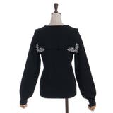 フラワー刺繍セーラー襟ニット | axes femme | 詳細画像19 