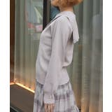 フラワー刺繍セーラー襟ニット | axes femme | 詳細画像2 