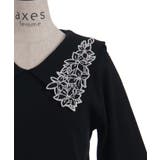 フラワー刺繍セーラー襟ニット | axes femme | 詳細画像20 