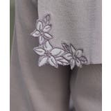 フラワー刺繍セーラー襟ニット | axes femme | 詳細画像4 