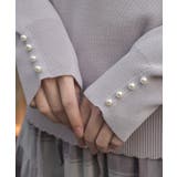 フラワー刺繍セーラー襟ニット | axes femme | 詳細画像6 