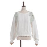 チェックシフォンリボンニット | axes femme | 詳細画像10 