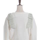 チェックシフォンリボンニット | axes femme | 詳細画像13 