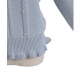 チェックシフォンリボンニット | axes femme | 詳細画像20 