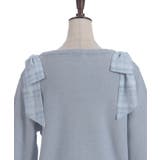 チェックシフォンリボンニット | axes femme | 詳細画像22 