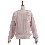 チェックシフォンリボンニット | axes femme | 詳細画像24 