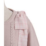 チェックシフォンリボンニット | axes femme | 詳細画像29 