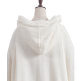 パール裏ボアニットポンチョ | axes femme | 詳細画像16 