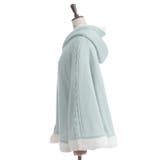 パール裏ボアニットポンチョ | axes femme | 詳細画像24 