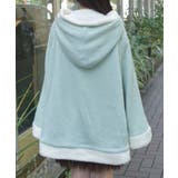 パール裏ボアニットポンチョ | axes femme | 詳細画像3 