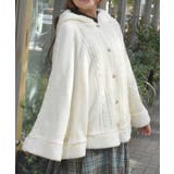 パール裏ボアニットポンチョ | axes femme | 詳細画像9 