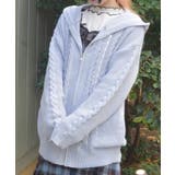 はしごレースニットパーカー | axes femme | 詳細画像1 