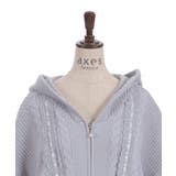 はしごレースニットパーカー | axes femme | 詳細画像17 