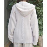 はしごレースニットパーカー | axes femme | 詳細画像3 