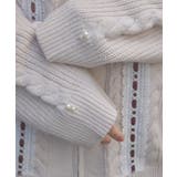 はしごレースニットパーカー | axes femme | 詳細画像4 