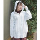 はしごレースニットパーカー | axes femme | 詳細画像7 