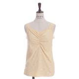 イエロー | ギャザー総レースタンク | axes femme