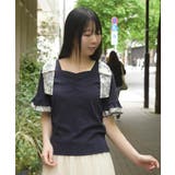 シフォンリボンカットプルオーバー | axes femme | 詳細画像10 