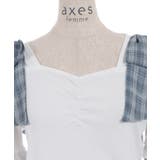 シフォンリボンカットプルオーバー | axes femme | 詳細画像21 