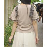 シフォンリボンカットプルオーバー | axes femme | 詳細画像3 