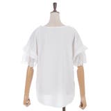 ネックレス付カットジョーゼットプルオーバー | axes femme | 詳細画像10 