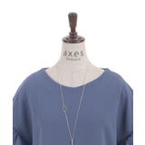 ネックレス付カットジョーゼットプルオーバー | axes femme | 詳細画像14 