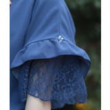 ネックレス付カットジョーゼットプルオーバー | axes femme | 詳細画像6 