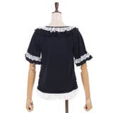 フリルレースネックトップス | axes femme | 詳細画像18