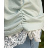 フリルレースネックトップス | axes femme | 詳細画像7