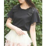 肩リボンリブプルオーバー | axes femme | 詳細画像6