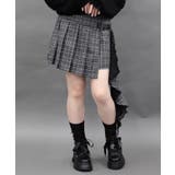 グレー | サイドフリルミニスカート | axes femme