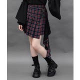 紺 | サイドフリルミニスカート | axes femme