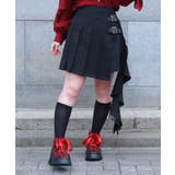 黒 | サイドフリルミニスカート | axes femme