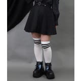 黒 | ベルト付プリーツミニスカート | axes femme