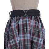 ベルト付チェックイレヘムスカート | axes femme | 詳細画像11 