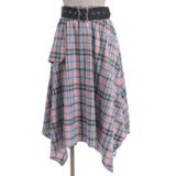 ベルト付チェックイレヘムスカート | axes femme | 詳細画像13 