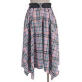 ベルト付チェックイレヘムスカート | axes femme | 詳細画像15 