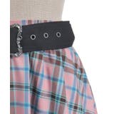 ベルト付チェックイレヘムスカート | axes femme | 詳細画像16 